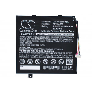 Battery for Acer  A3-A20, A3-A20FHD, A3-A30, Aspire SW5-011, Aspire SW5-012, Aspire Switch 10, Aspire Switch 10 10-inch Table, Aspire Switch 10E(SW3-013-1070, Aspire Switch 10E(SW3-013-11GV, Aspire Switch 10E(SW3-013-12TJ, Aspire Switch 10E(SW3-013-14CA, 