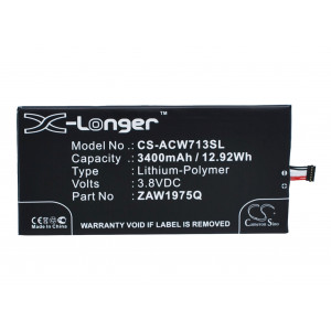 Battery for Acer  A1-713, A1-713HD, Iconia Tab 7  Aprilia, ZAW1975Q, ZAW1975Q 1/ICP3/61/127, ZWA1975Q
