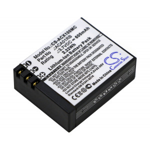 Battery for ACTIVEON  CX, CX Gold, CX HD  ACA01RB