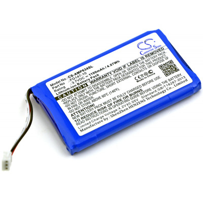 Battery for AMX  Mio Modero remote controls, RS634  54-0148-SA, FG147-10, MIO-RBP
