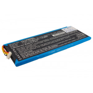 Battery for Crestron  6502269, TPMC-8X, TPMC-8X WiFi  81-207-392012, 81-215-360012, TPMC-8X-BTP