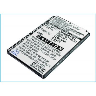 Battery for DOPOD  9100, CHT 9110, CHT9100, D810, D818c, E616  35H00077-00M, TRIN160