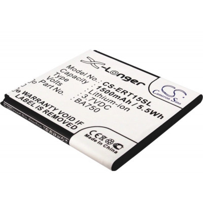 Battery for Sony Ericsson  Anzu, IS11S, LT15a, LT15i, LT18, LT18A, LT18I, peria X12, Xperia Acro IS11S, Xperia Acro SO-02C, Xperia Arc, Xperia IS11S, Xperia P, Xperia Sola, Xperia X12 Acro  BA750