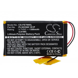 Battery for Fiio  EO7K  PL503560 1S1P