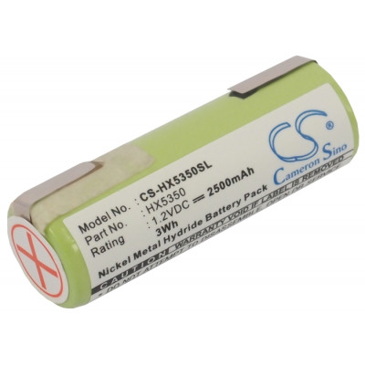 Battery for Philips  CleanCare, Essence, Extreme, FlexCare, FlexCare+, HealthyWhite, HX5350, HX5751, HX5752, HX6302, HX6381, HX6711, HX6730, HX6731, HX6733, HX6903, HX6910, HX6920, HX6930, HX6932, HX6934, HX6942, HX6952, HX6971, HX6972, HX6992, HX6995, HX