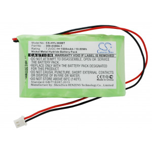 Battery for ADT  LYNX ALARM SECURITY PANEL, QuickConnect Security System, Safewatch QuickConnect Plus, WALYNX-RCHB-SC