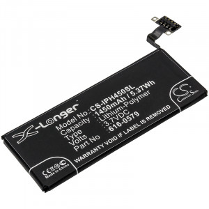 Battery for Apple  A1387, A1431, iPhone 4S, iPhone 4S 16GB, iPhone 4S 32GB, iPhone 4S 64GB, MC918LL/A, MC919LL/A, MC920LL/A, MC921LL/A, MD269LL/A, MD276LL/A, MD277LL/A, MD278LL/A, MD279LL/A, MD280LL/A, MD281LL/A, MD377LL/A, MD378LL/A, MD379LL/A, MD380LL/A