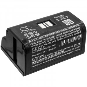 Battery for Intermec  PB50, PB51, PW50, PW50-18  318-026-001, 318-026-003, 318-027-001, 55-0038-000, AB13