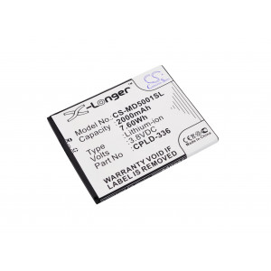 Battery for Medion  Life P5001, MD 98664, MD98664, Offical Loose, P5001, Smartphone P5001  CPLD-336