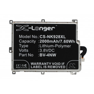 Battery for Microsoft  Lumia 928, RM5250, RM860  BV-4NW