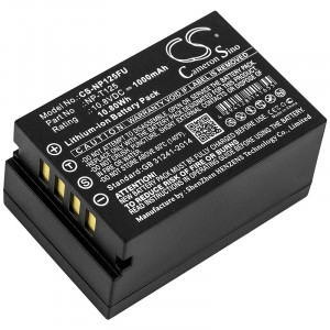 Battery for Fujifilm  GFX 50S, Medium Format GFX  NP-T125