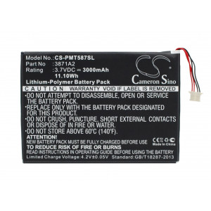 Battery for Prestigio  Multipad 7.0 Ultra Duo, PMT5877C  3871A2