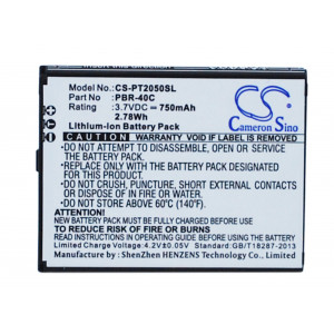 Battery for Pantech  Breeze 4, Breeze IV, P2050  PBR-40C