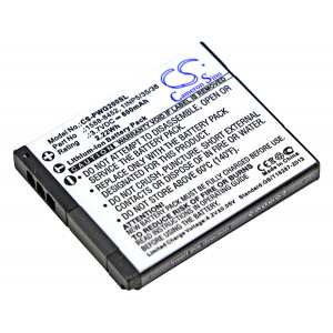 Battery for Panasonic  RP-WFG20, RP-WFG20E, RP-WFG20E-K, RP-WFG20H  1588-8452, 1INP5/35/36