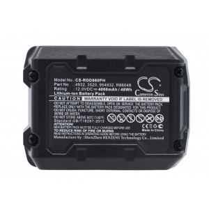 Battery for Ridgid  AC82049, AC82059, Jobmax, R82005, R82007, R82009, R82048, R82049, R82059, R82230, R8223400, R8224K, R9000K  130188001, R86048