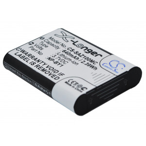 Battery for Sony  Action Cam Mini AZ1, HDR-AZ1, HDR-AZ1/W, HDR-AZ1VR, HDR-AZ1VR/W  NP-BY1