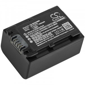 Battery for Sony  FDR-AX33, FDR-AX40, FDR-AX45, FDR-AX53, FDR-AX60, FDR-AX700, FDR-AXP33, HDR-CX450, HDR-CX625, HDR-CX680, HDR-PJ620, HDR-PJ675, NEX-VG30  NP-FV50A