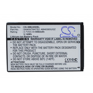 Battery for Verizon  DoubleTake, Glyde 2, Intensity II, Intensity SCH-U450, Intensity U450, Rogue SCH-U960, Rogue U960, SCH-U450, SCH-U460, SCHU460EAV, SCH-U960, U460 Intensity II  AB463651GZ, AB463651GZBSTD, SAMINTBATS2