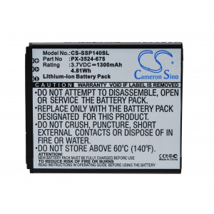 Battery for Simvalley  SingleCore, SP-140  PX-3524, PX-3524-675