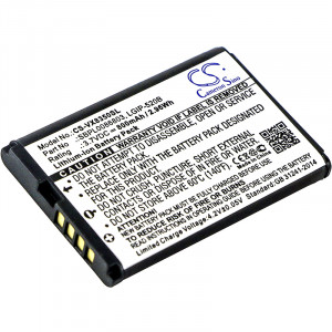 Battery for MetroPCS  MN180, Select  LGIP-320R, LGIP-520B, SBPL0086803, SBPL0086903