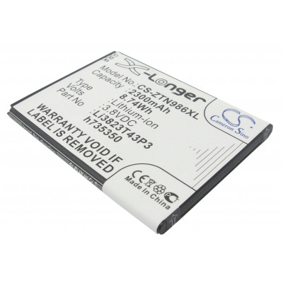 Buy High-Quality Li3823T43P3h735350 Battery for T-Mobile MF64, Z64, Z64 4G HotSpot at our Online Store