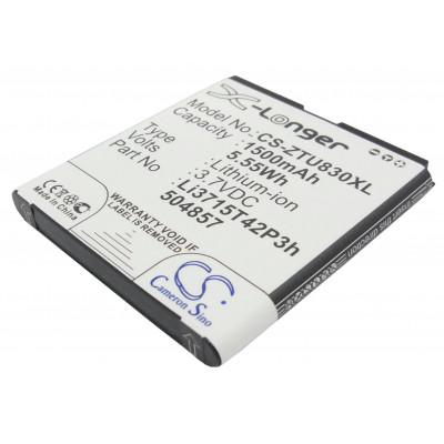 Battery for ZTE  Blade C2, Blade C2 Plus, Concord V768, G882, Kis 3, Lord, N788, Open C, Prelude, Prelude Z992, U788, U812, U830, U880S, V6700, V788D, V882, Z768G, Z992, Z993  Li3715T42P3h504857, Li3715T42P3h504857-H