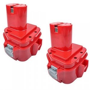 12V PA12 Battery NI-MH Replacement for Makita 12V Battery 1222 1234 1233 1220 PA12 192598-2, 6213d 6217d 6270d 6313d 6227d (2 Pack)